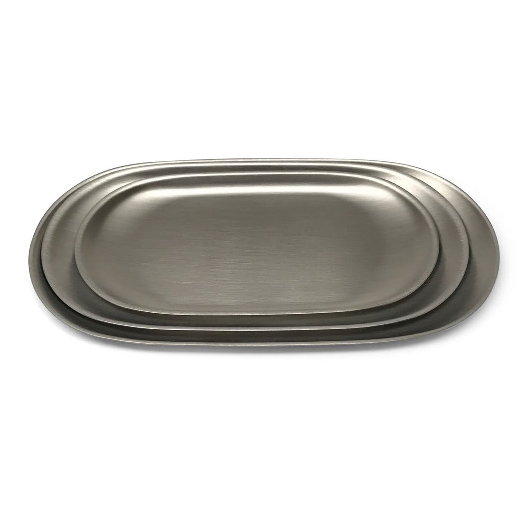 stainless steel tray - trips and trinkets