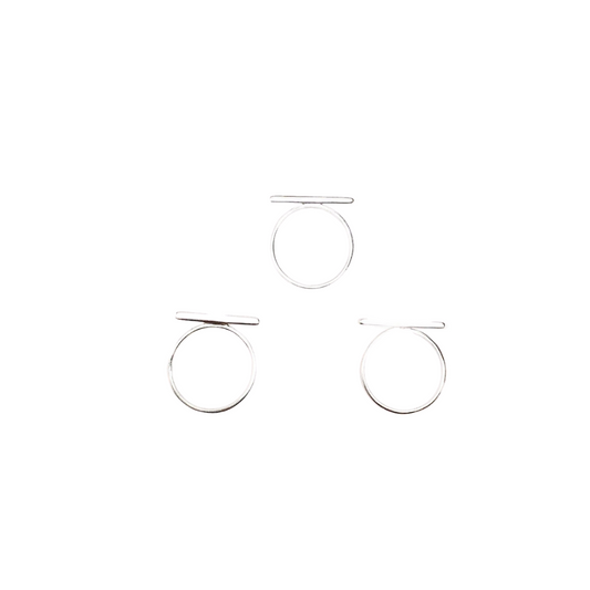 silver bar ring - trips and trinkets