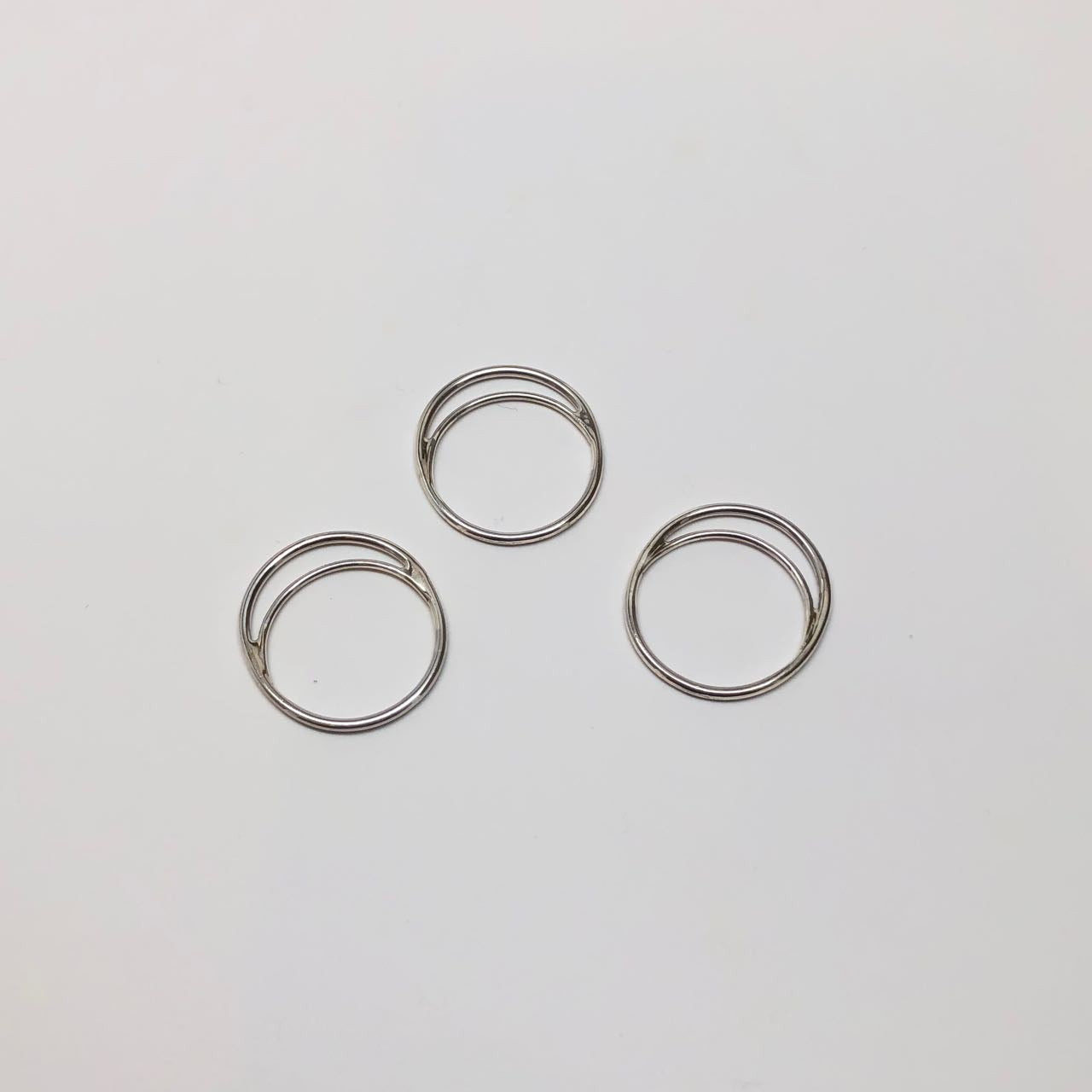 silver halo ring - trips and trinkets