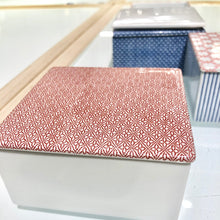 Load image into Gallery viewer, porcelain box - trips and trinkets
