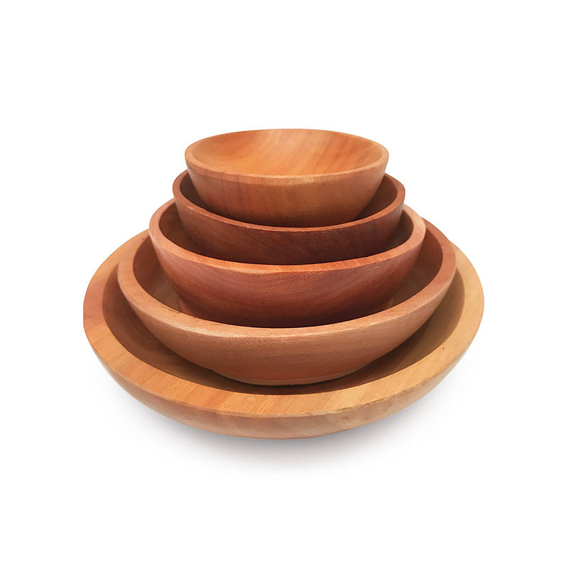 mahogany wood bowls - trips and trinkets